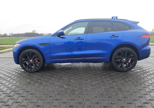 Jaguar F-Pace cena 149900 przebieg: 66895, rok produkcji 2018 z Miastko małe 529